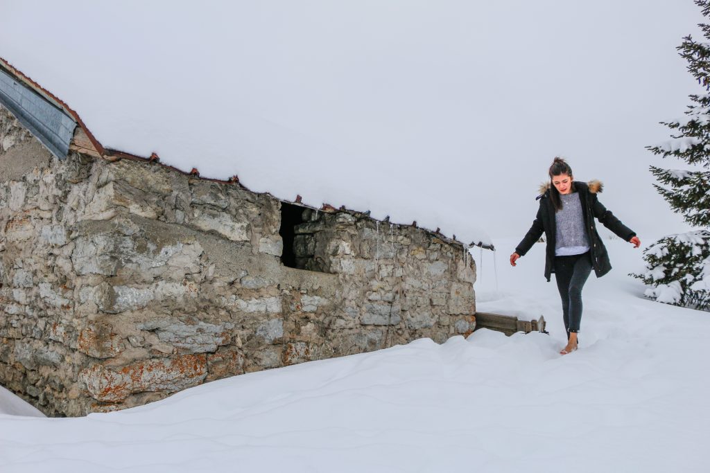 Barfuß durch den Schnee im schönen Trentino 1 Barefoot Passo Coe A Apt Alpe Cimbra Janes Magazin